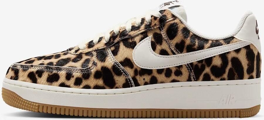 Nike Air Force 1 Low '07 Special Edition Cheetah Safari Sneakers Dames Doos Zonder Deksel