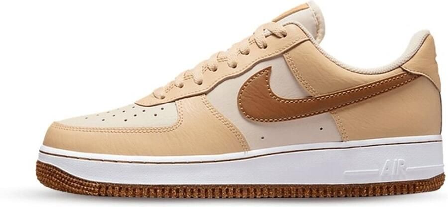 Nike Air Force 1 '07 Emb Basketball Schoenen pearl white ale brown sesame white maat: 44 beschikbare maaten:44