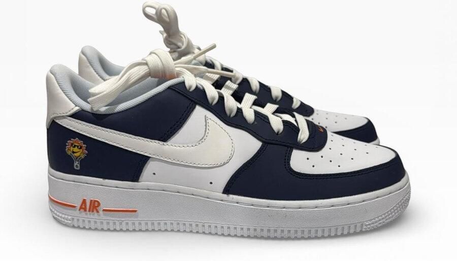Nike Air Force 1 Low Lv8 Bg (gs) Basketball Schoenen midnight navy white blue tint maat: 37.5 beschikbare maaten:36.5 37.5 38.5 - Foto 2
