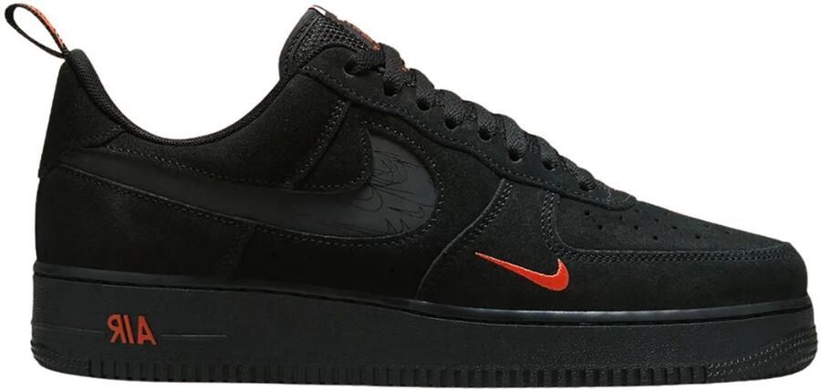 Nike Air Force 1 Low Multi-Swoosh Black Crimson )