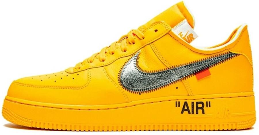 Nike Air Force 1 Low Off-White University Gold Metallic Silver