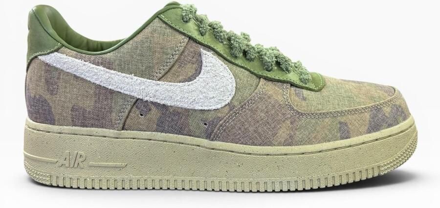 Nike Air Force 1 Low QS Sneakers Groen Wit