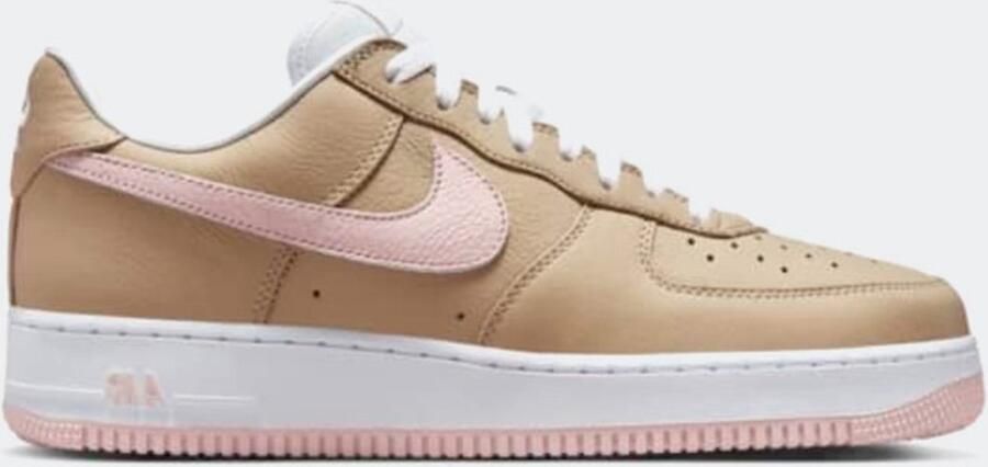 Nike Air Force 1 Low Retro Beige Pink White Sneakers Dames
