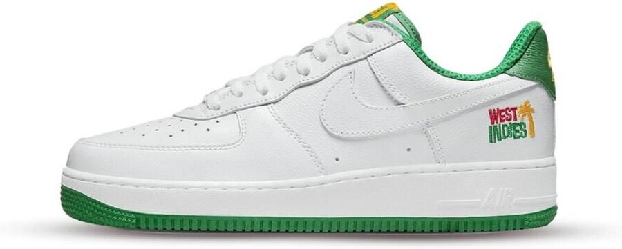 Nike Air Force 1 Low Retro QS Groen Wit West Indies (2022) Sneakers Unisex Doos Zonder Deksel - Foto 4