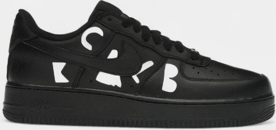 Nike Lage Sneakers Air Force 1 Low Retro SP BLACK Comme des Garçons Black