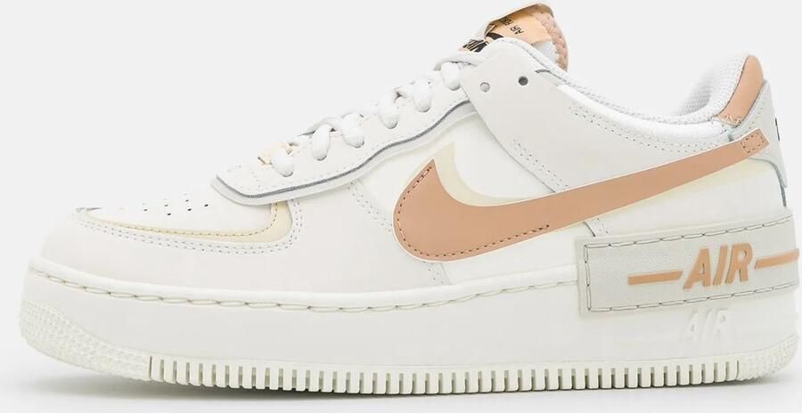 Nike Wmns Air Force 1 Shadow Basketball Schoenen sail hemp fossil light bone maat: 42 beschikbare maaten:36.5 37.5 42