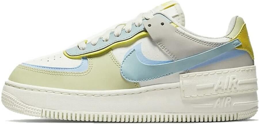 Nike AF1 Shadow Damesschoenen Sail Light Marine Olive Aura Ocean Cube Dames - Foto 2