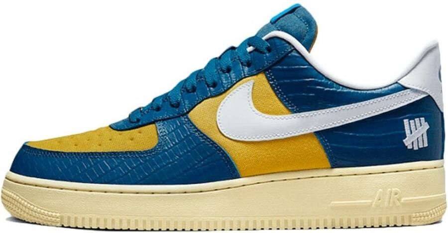 Nike Air Force 1 Low SP Undefeated 5 On It Blue Yellow Croc