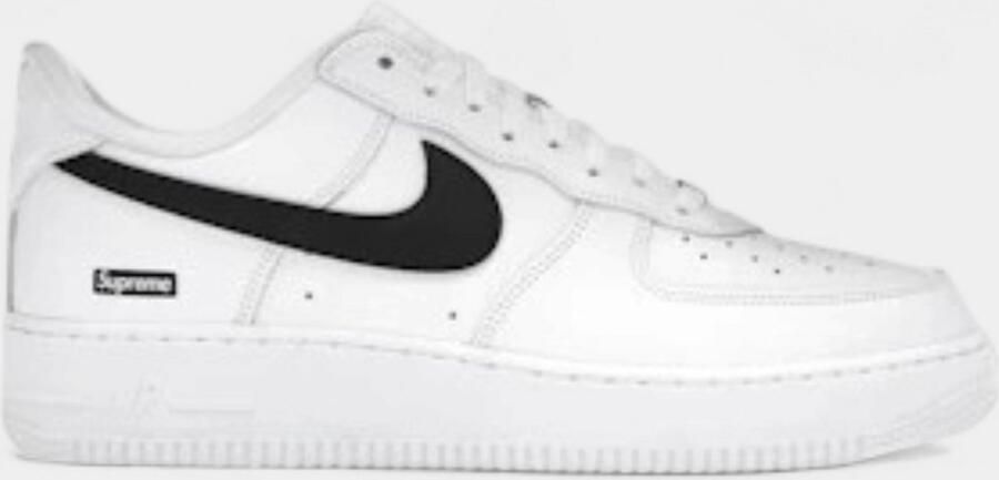 Nike Sneakers Air Force 1 Low Supreme White Black