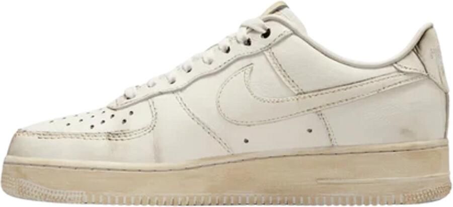 Nike Air Force 1 Low .SWOOSH Dirty Triple White