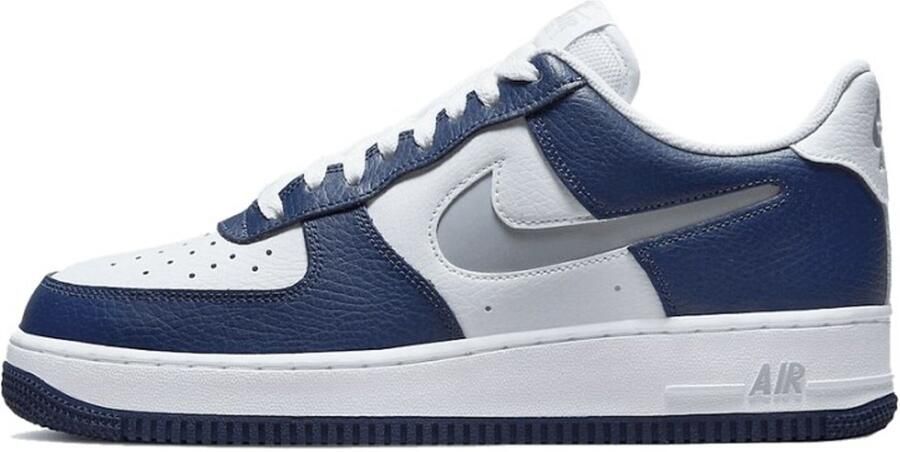 Nike Air Force 1 '07 Lv8 Midnight Navy Wolf Grey White Schoenmaat 38 1 2 Sneakers DV3501 400