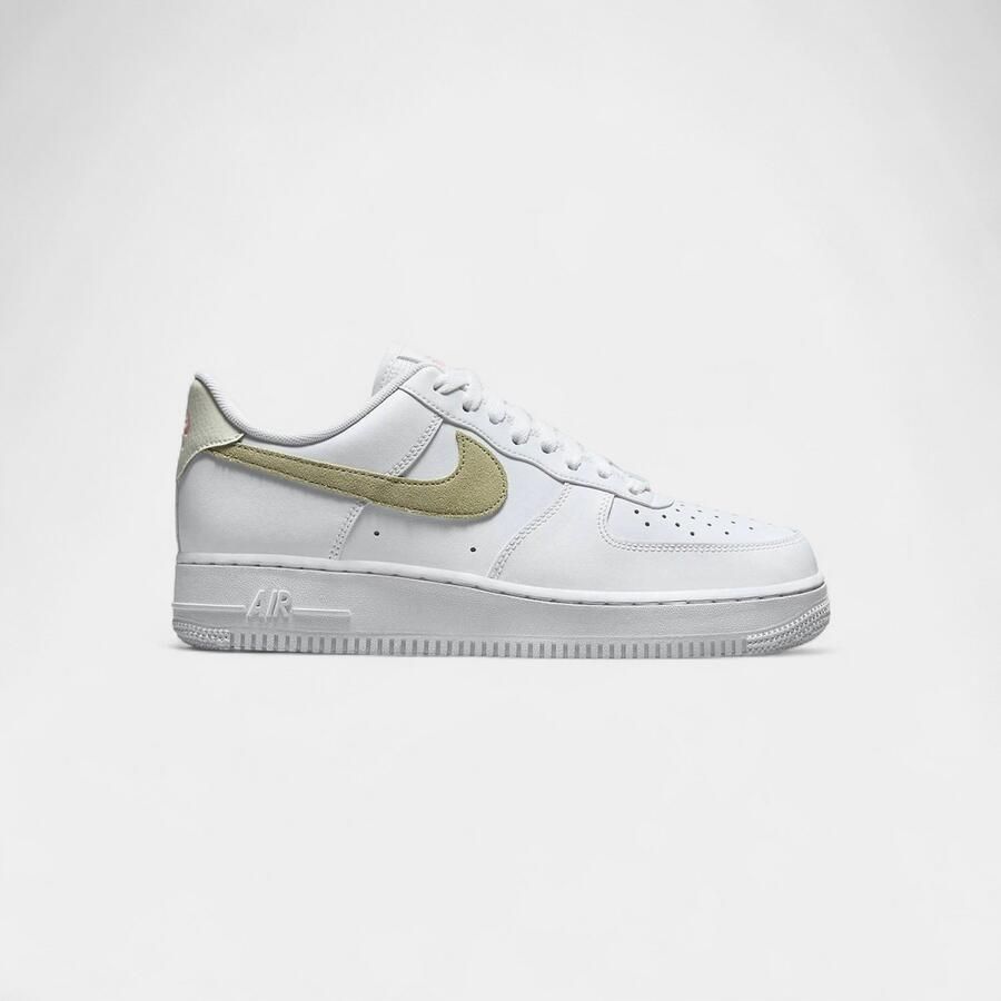 Nike Lage Sneakers Air Force 1 Low White Olive (Women's) - Foto 1