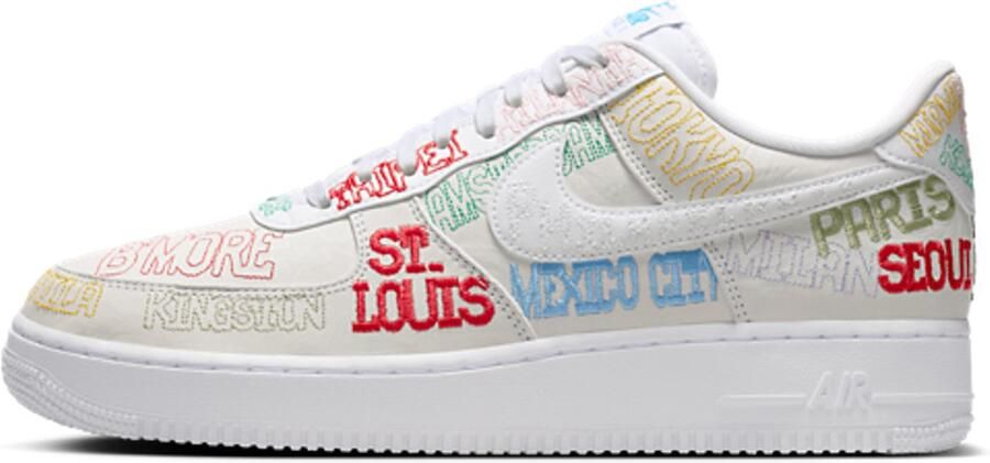 Nike Air Force 1 Low World Tour White Sneakers Unisex