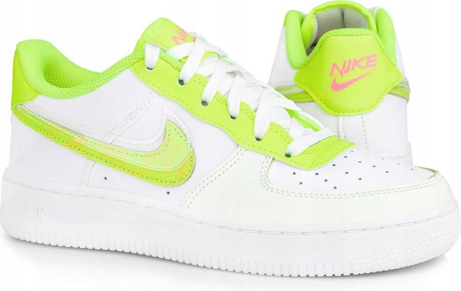 Nike Air Force 1 LV8 (GS) Sneakers Unisex White Volt - Foto 3