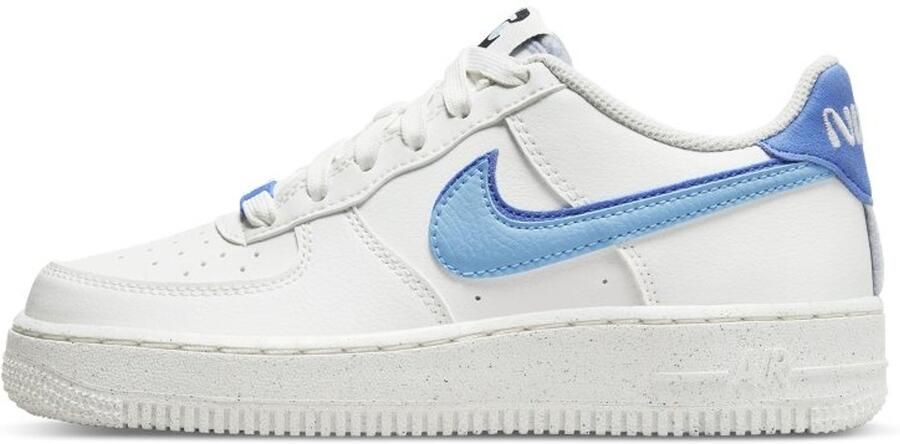 Nike Air Force 1 LV8 sneakers wit aqua kobaltblauw - Foto 2