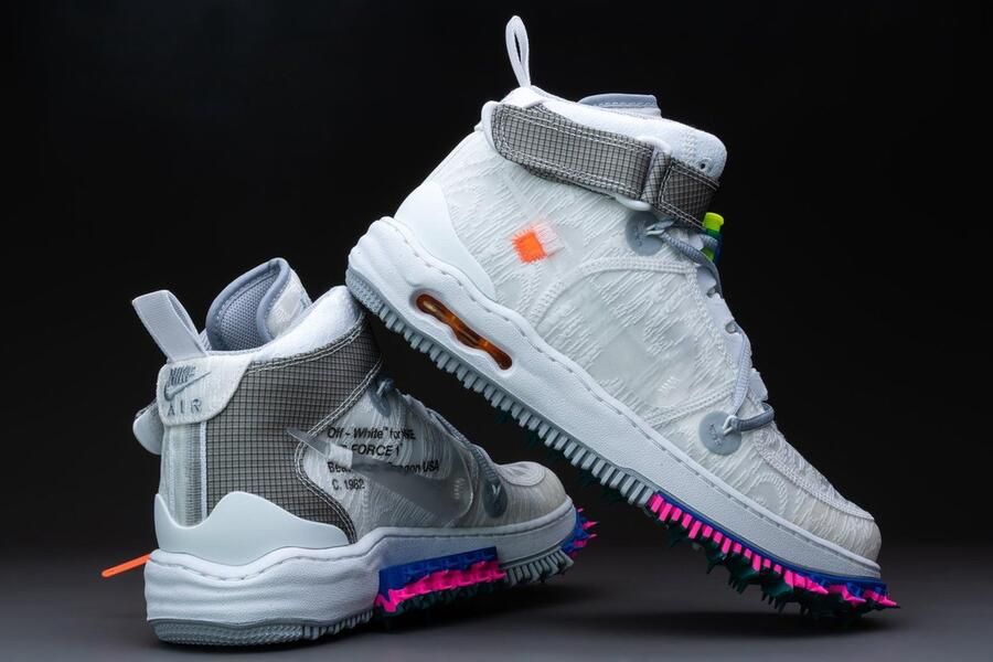 Nike Air Force 1 Mid Off-White DO6290-100 Wit Schoenen - Foto 2