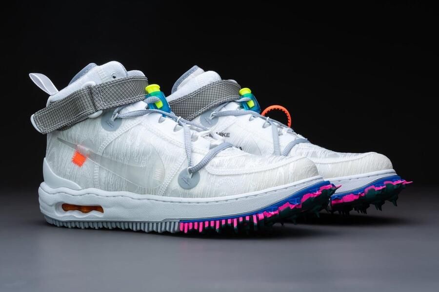 Nike Air Force 1 Mid Off-White DO6290-100 Wit Schoenen - Foto 4