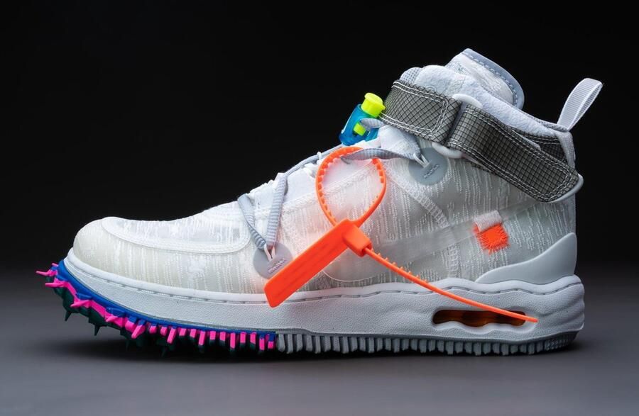 Nike Air Force 1 Mid Off-White DO6290-100 Wit Schoenen - Foto 8
