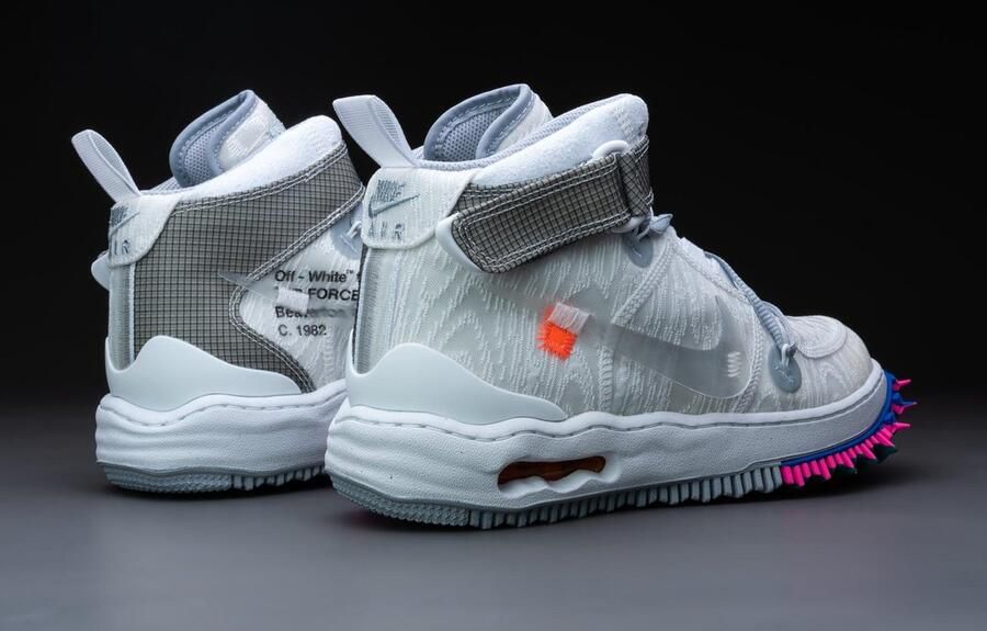 Nike Air Force 1 Mid Off-White DO6290-100 Wit Schoenen - Foto 10