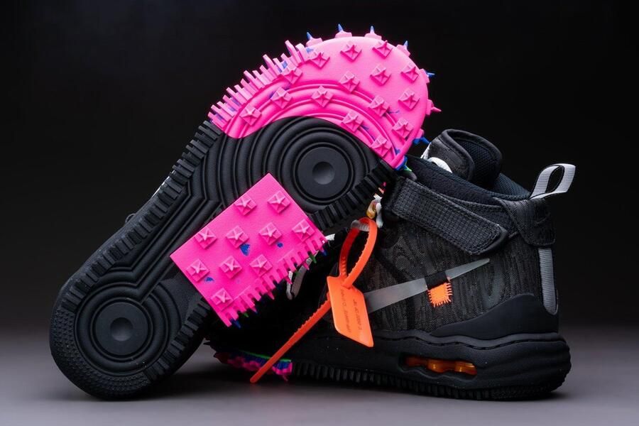 Nike Air Force 1 Mid Off-White Black DO6290-001 Wit Schoenen - Foto 5