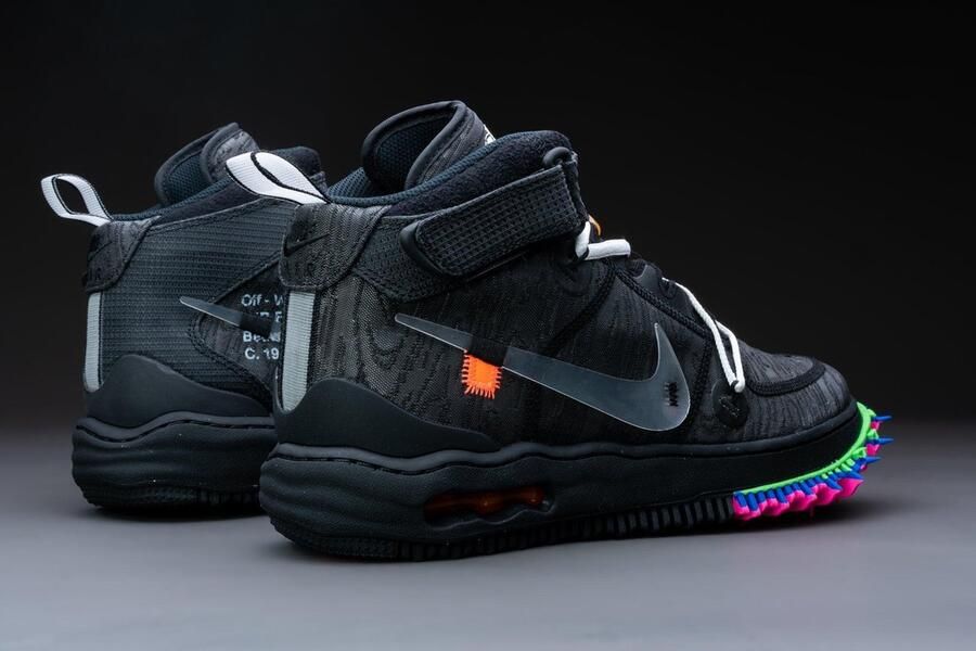 Nike Air Force 1 Mid Off-White Black DO6290-001 Wit Schoenen - Foto 9