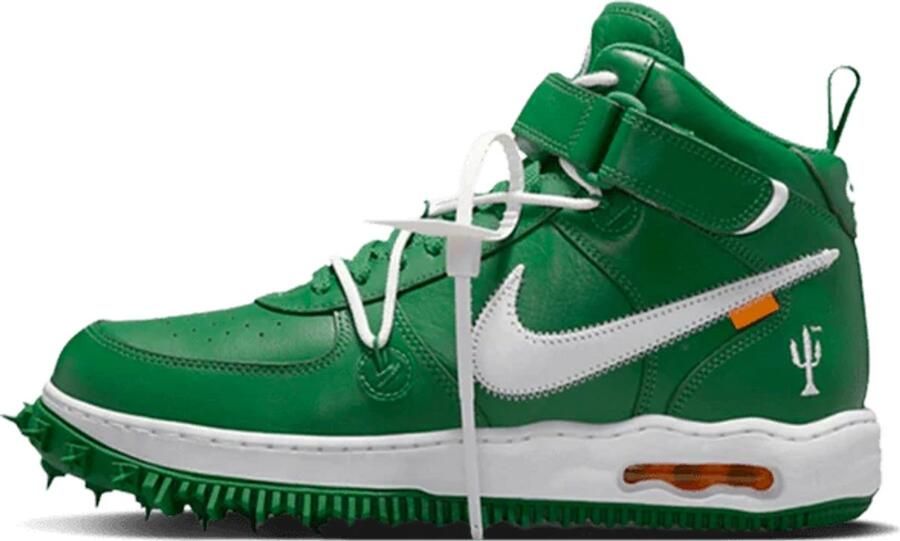 Nike Air Force 1 Mid Off-White Pine Green - Foto 2