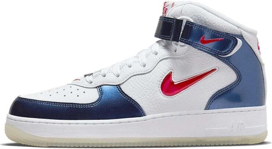 Nike Air Force 1 Mid QS ''Independence Day'' Sneakers Unisex Wit Rood - Foto 3