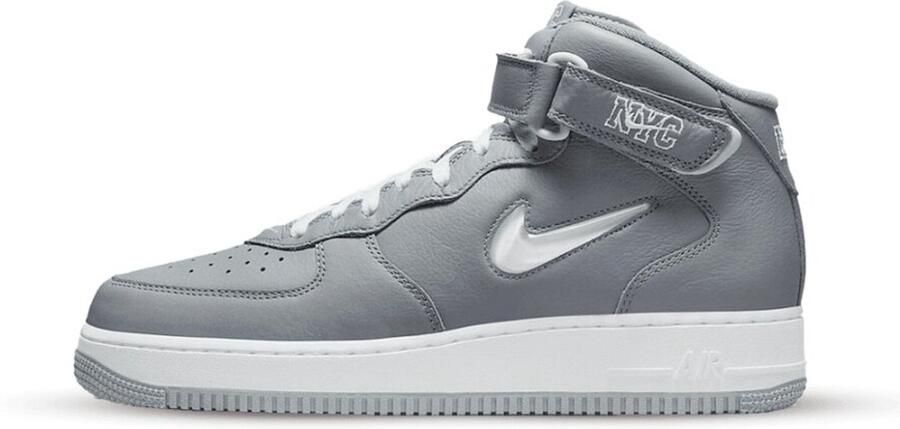 Nike Air Force 1 MID QS (Cool Grey White) Sneakers Unisex - Foto 2