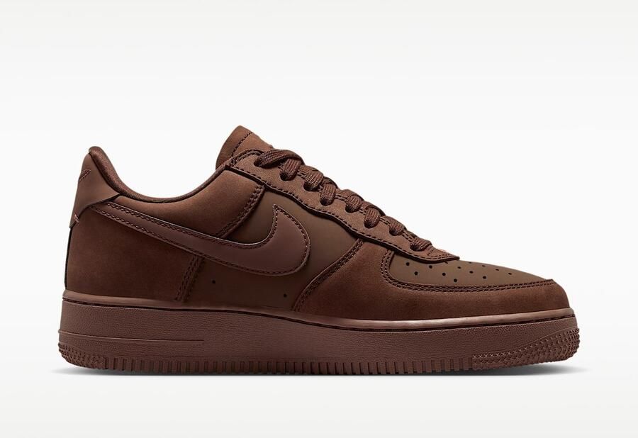 Nike Air Force 1 Retro Premium Sneakers Cacao Wow Infinite Sable Bruin Air Force 1 Lifestyle Dames