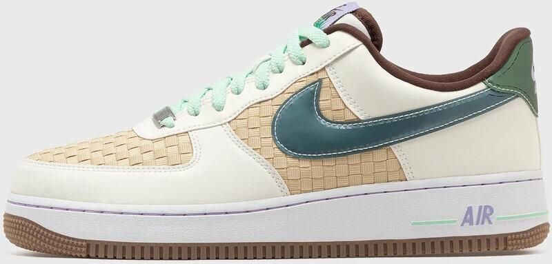 Nike Air Force 1 Retro QS Easter Sneakers Unisex Wit Blauw Mint