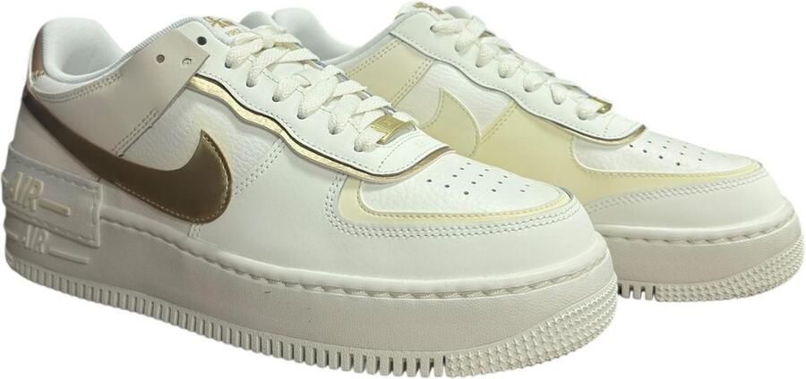 Nike Air Force 1 Shadow Creme Gold White Sneakers Doos Zonder Deksel - Foto 2