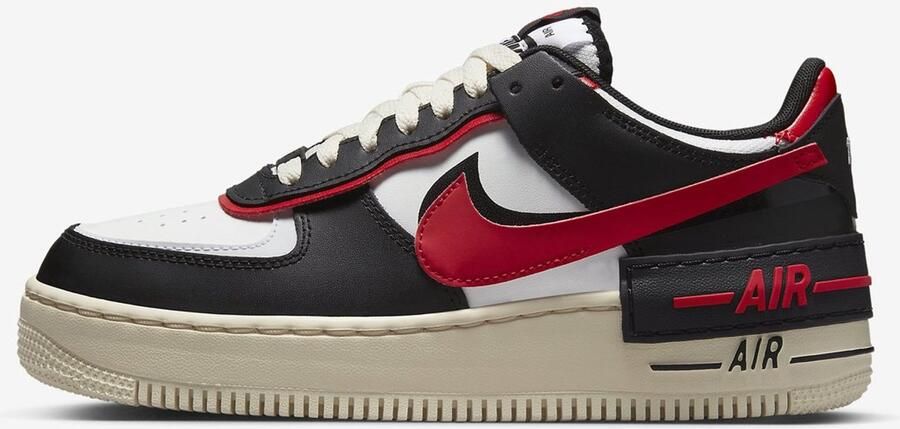 Nike Air Force 1 Shadow Sneakers Unisex University Red