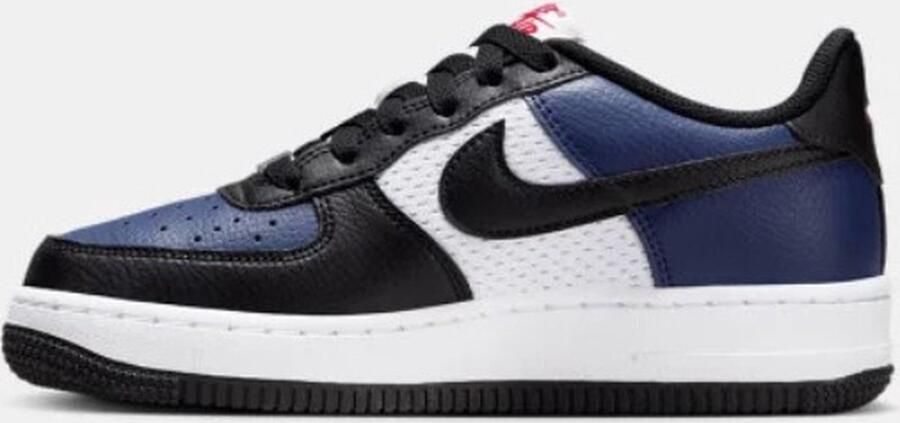 Nike Kinderschoenen Air Force 1 Midnight Navy White University Red Black Midnight Navy White University Red Black - Foto 2