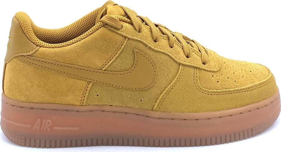 Nike Air Force 1 Lv8 3 (gs) Basketball Schoenen wheat wheat gum light brown 40 beschikbare maaten:36.5 37.5 38.5 39 40