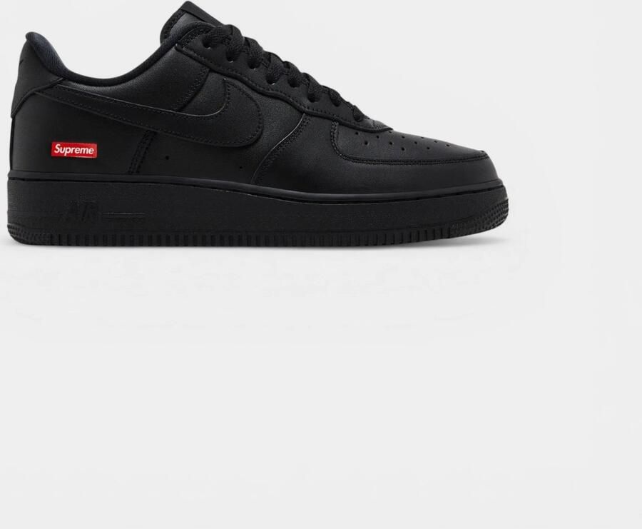 Nike Lage Sneakers Air Force 1 Supreme Black
