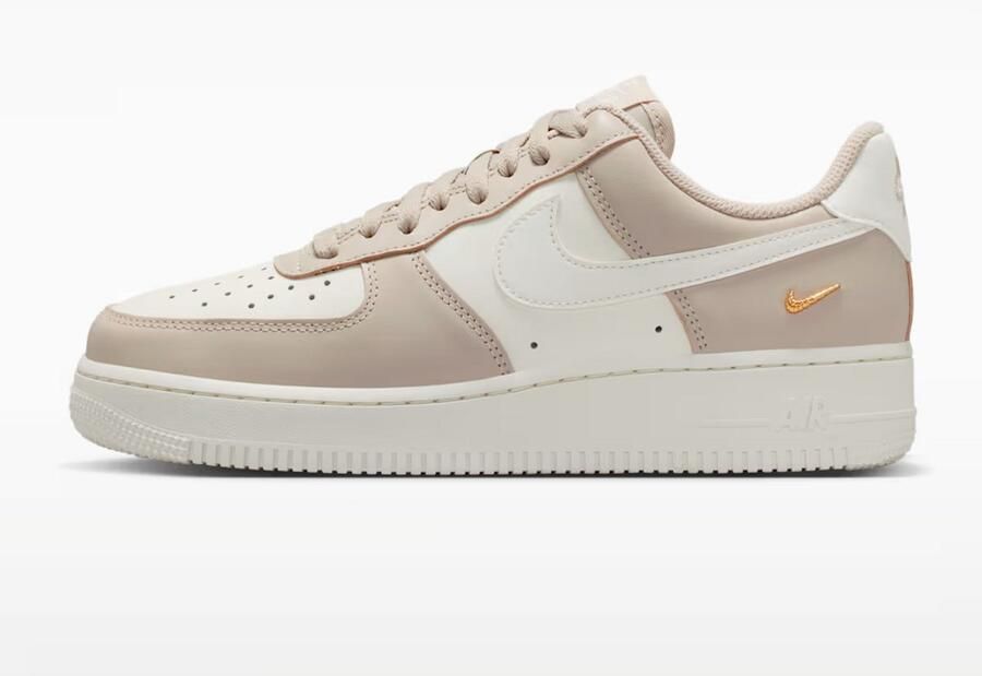 Nike Damesschoenen Air Force 1 Low Crème- Dames Crème
