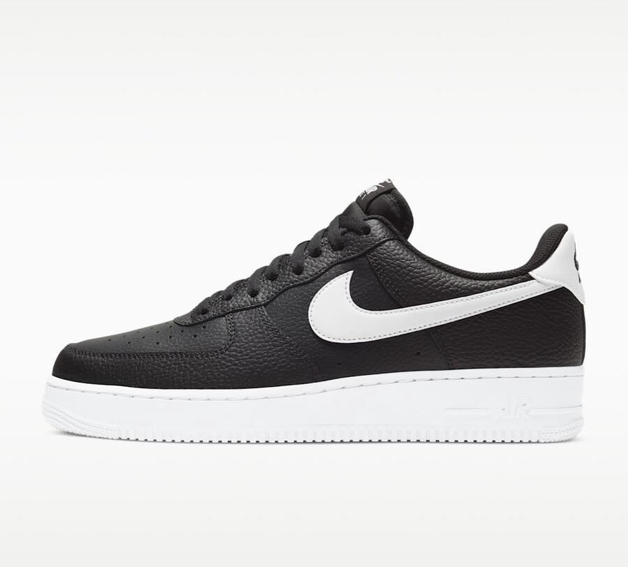 Nike Air Force 1 (gs) Basketball Schoenen black white maat: 36.5 beschikbare maaten:36.5 - Foto 5