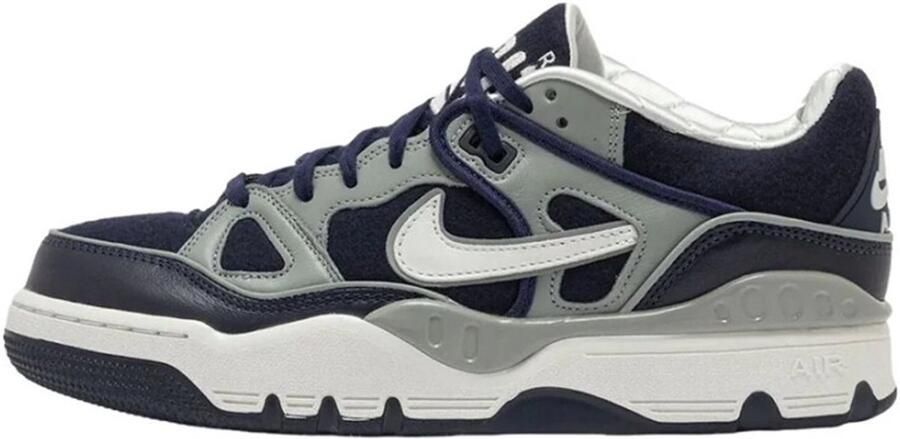 Nike Air Force 3 Low X NIGO Midnight Navy Shadow Grey Off White Blauw Grijs Air Force Lifestyle Heren Sneakers voor Mannen