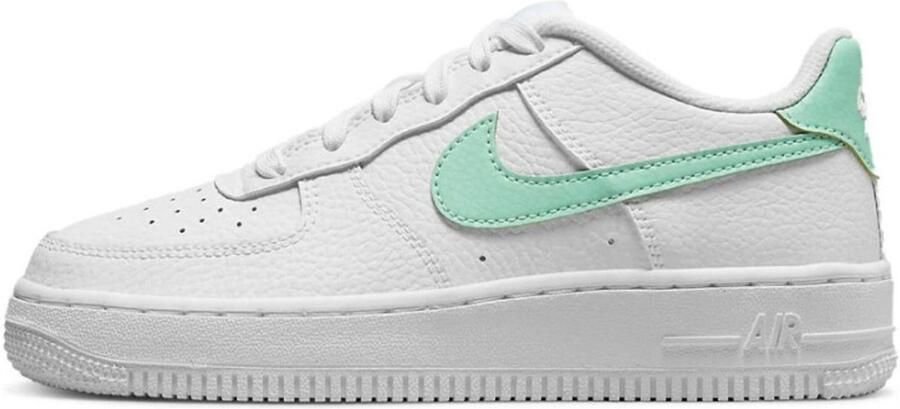 Nike Air Force 1 Low GS Sneakers Dames White Mint - Foto 4