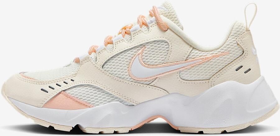 Nike Air Heights leren sneakers wit ivoor roze