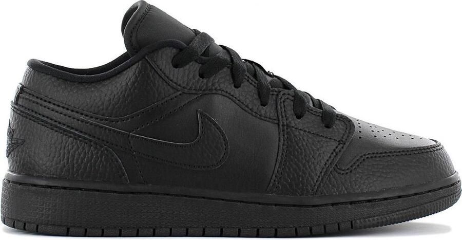 Nike Air JORDAN 1 Low Dames Sneakers Sport Casual Schoenen Zwart 553560 - Foto 4