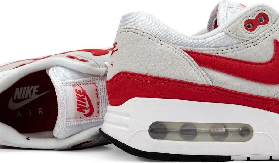 Nike Air Max 1 86 OG Big Bubble DO9844 Sneakers Unisex 100 White University Red s - Foto 11