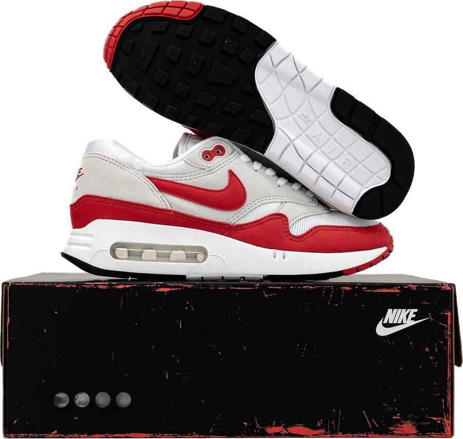 Nike Air Max 1 86 OG Big Bubble DO9844 Sneakers Unisex 100 White University Red s - Foto 6