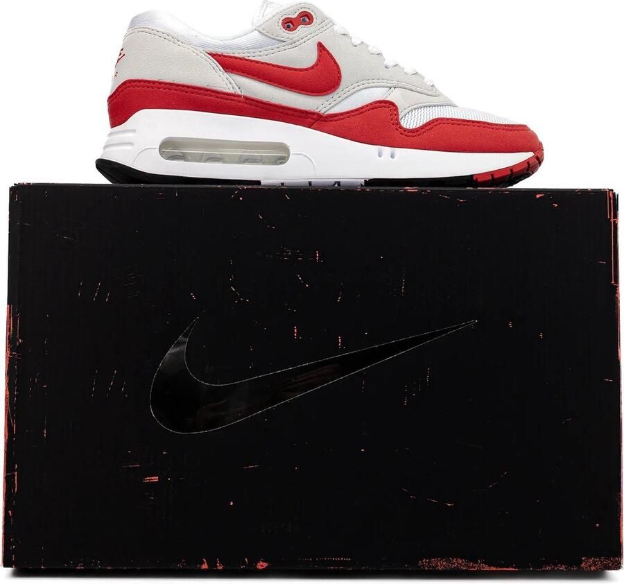 Nike Air Max 1 86 OG Big Bubble DO9844 Sneakers Unisex 100 White University Red s - Foto 7