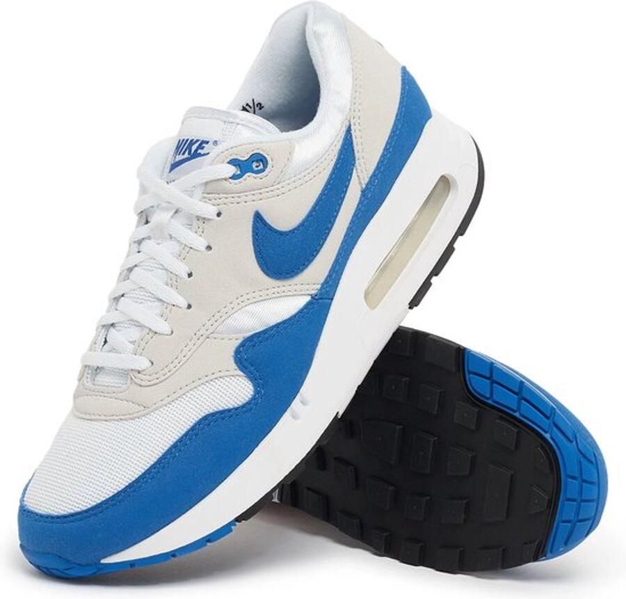 Nike Air Max 1 '86 OG White Royal Blue Sneakers Unisex doos zonder deksel