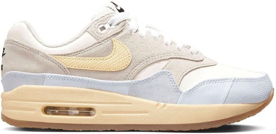 Nike Air Max 1 '87 Crepe Light Bone (womens) FJ4735-001 pastelkleuren geel blauw beige grijs sneakers laag - Foto 2