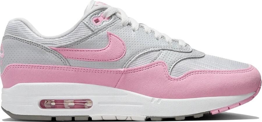 Nike Air Max 1 '87 Wmns Pink Rise Sneakers Dames Metallic Platinum Summit White Pink Rise - Foto 2