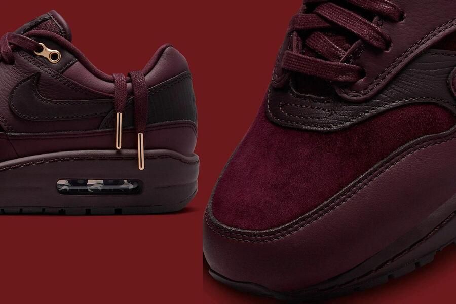 Nike Air Max 1 '87 NBHD DV3888 Sneakers Unisex 600 Burgundy Crush US s 9.5 US s - Foto 7
