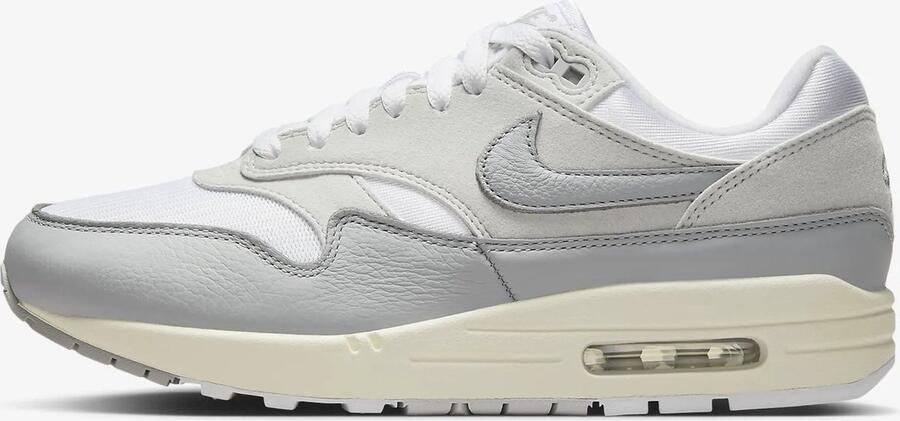 Nike Sneakers Unisex Air Max 1 '87 Pure Platinum Wit Sail Light Smoke Grey