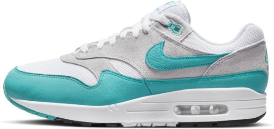 Nike Air Max 1 'Clear Jade' sneakers wit grijs lichtblauw - Foto 2